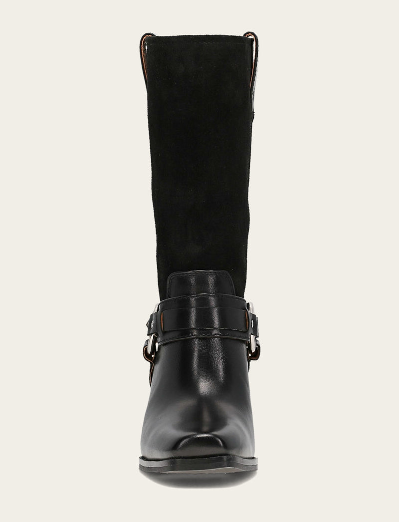 Shiloh Harness Belted - Black - Front