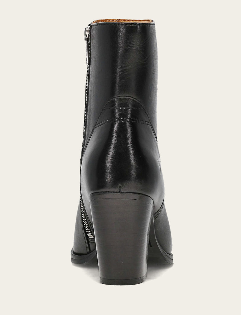Shiloh Zip Bootie - Black - Back