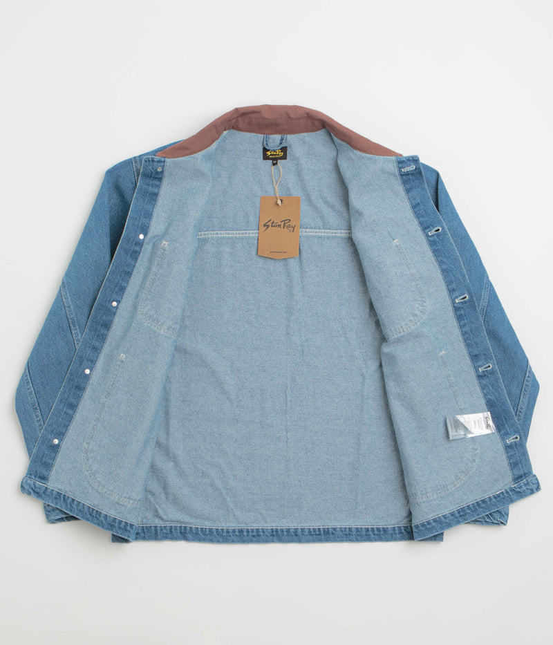 Stan Ray Coverall Jacket in 70'S Stone Denim