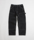Stan Ray Double Knee Pants in Stonewashed Black Denim