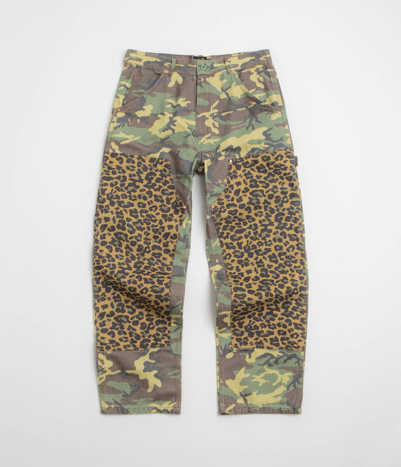 Stan Ray Double Knee Pants in Woodland DPM Duck and Leopard Duck Mix