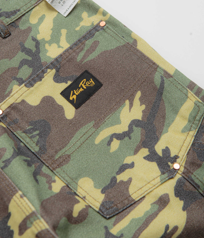 Stan Ray Double Knee Pants in Woodland DPM Duck and Leopard Duck Mix
