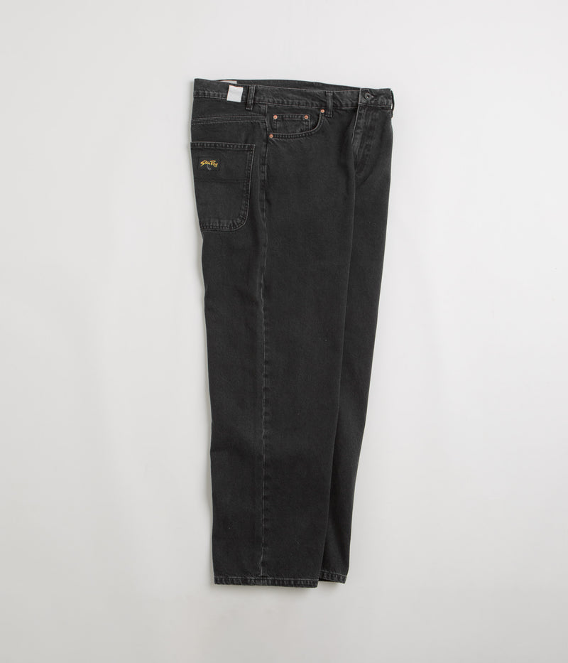 Stan Ray Wide 5 Pants in Stonewashed Black Denim