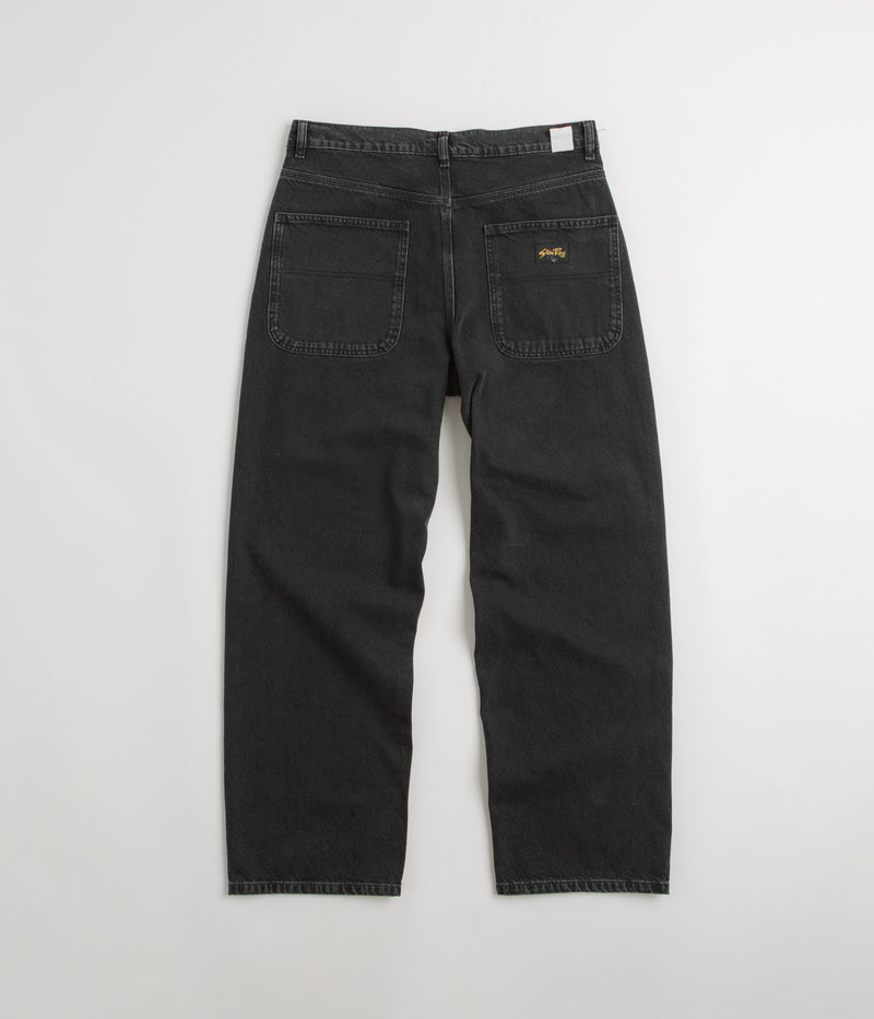 Stan Ray Wide 5 Pants in Stonewashed Black Denim