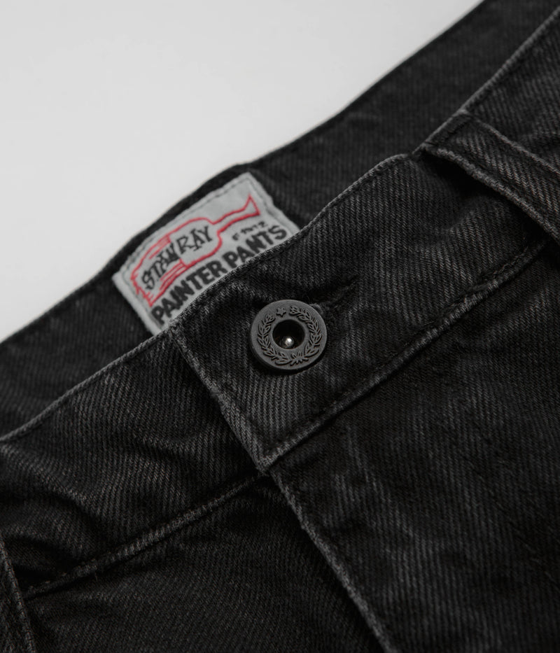 Stan Ray Wide 5 Pants in Stonewashed Black Denim