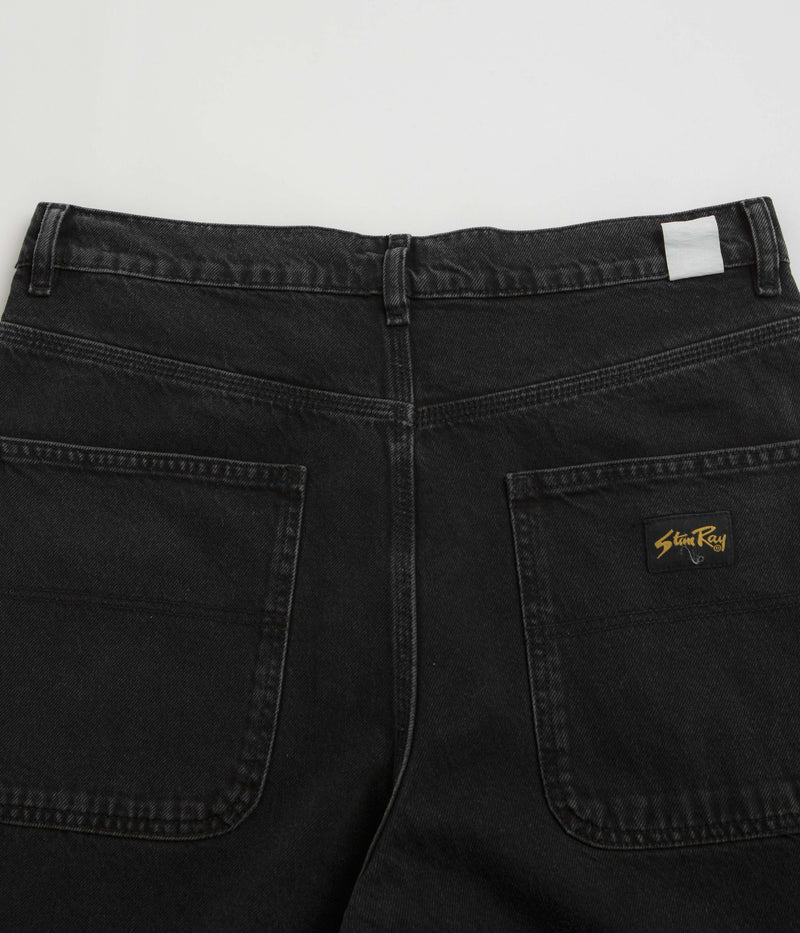 Stan Ray Wide 5 Pants in Stonewashed Black Denim