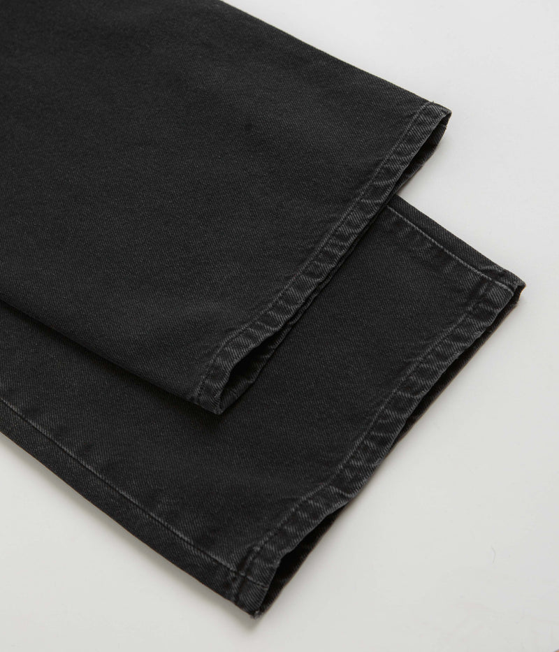 Stan Ray Wide 5 Pants in Stonewashed Black Denim