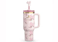 Stanley x LoveShackFancy Flowstate Quencher 40oz Tumbler Pink Mink