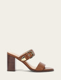 Stella Buckle Slide - Dark Latte - Outside