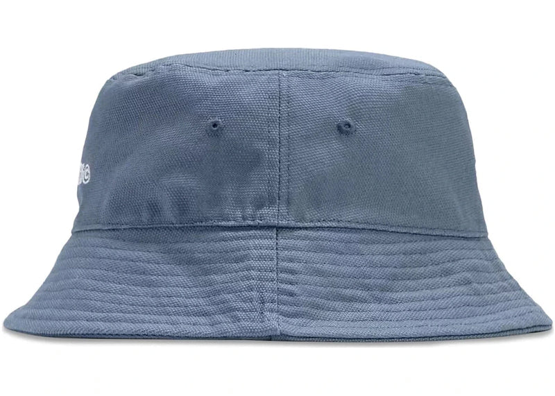 Stussy Canvas Wide Brim Bucket Hat Light Blue