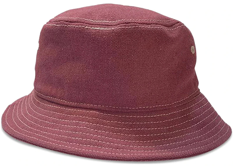 Stussy Canvas Workgear Bucket Hat Berry