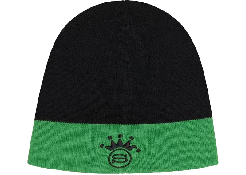 Stussy Crown Jacquard Skullcap Black