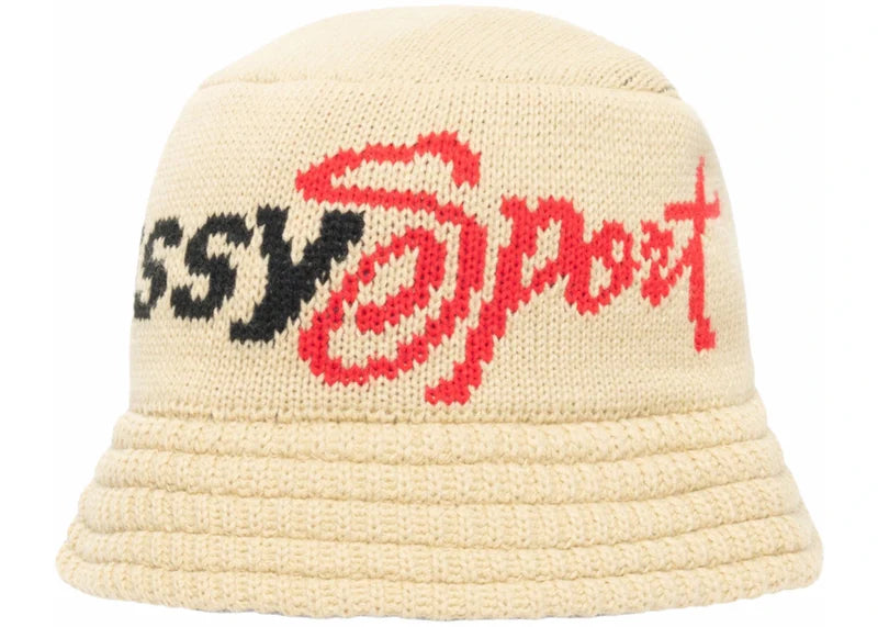 Stussy Knit Sport Bucket Hat Khaki