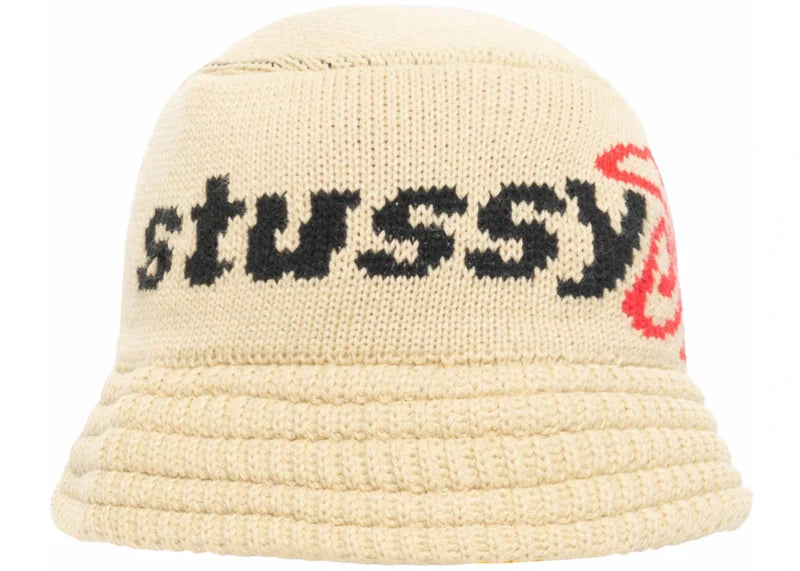 Stussy Knit Sport Bucket Hat Khaki