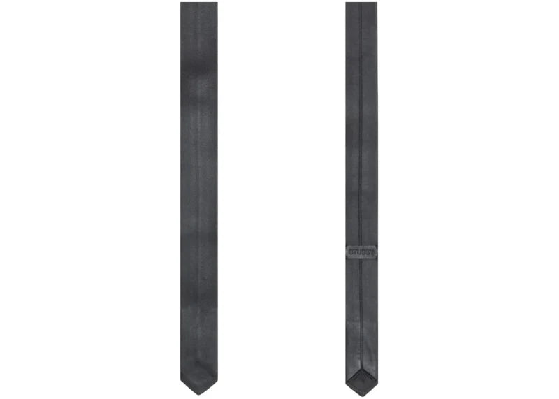 Stussy Leather Tie Black