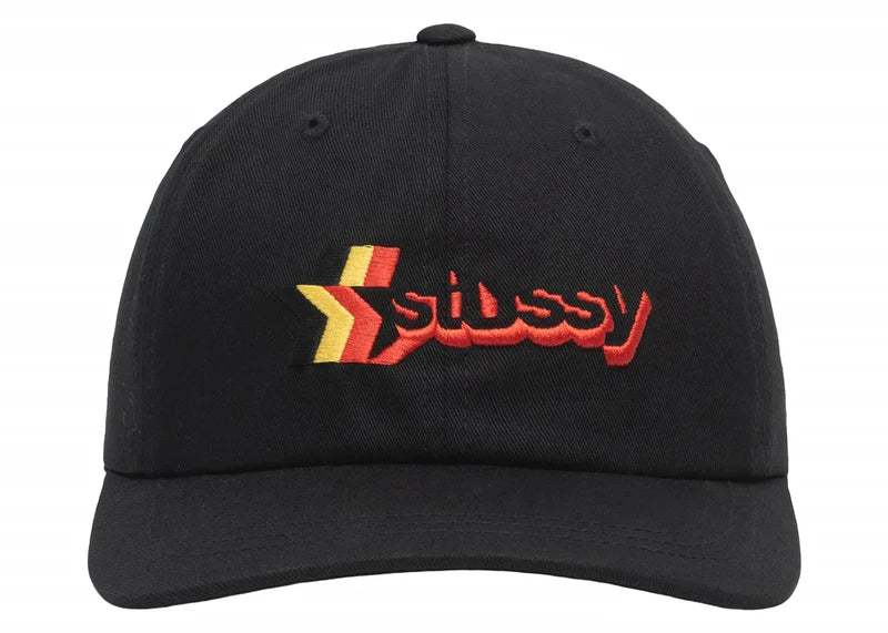 Stussy Low Pro 3 Star Strapback Black