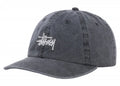 Stussy Low Profile Basic Washed Strapback Charcoal