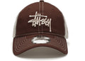Stussy New Era 9Twenty Basic Trucker Brown