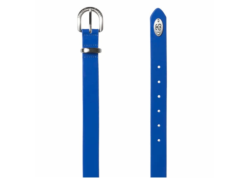Stussy Patent Leather Belt Neon Royal