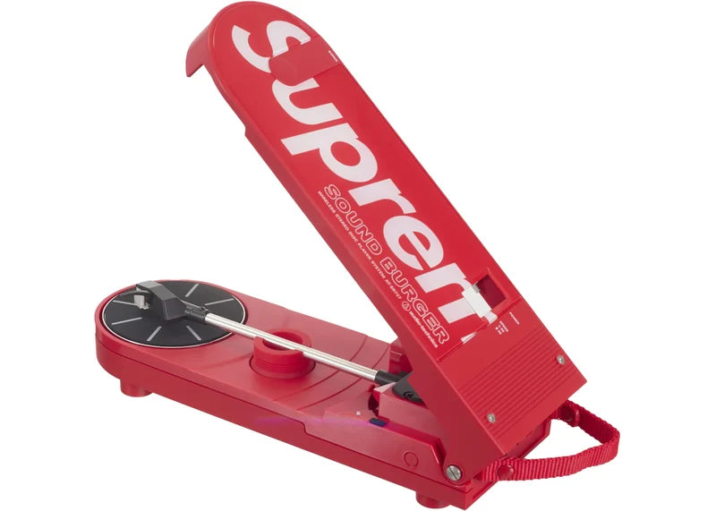 Supreme Audio Technica Sound Burger Turntable Red