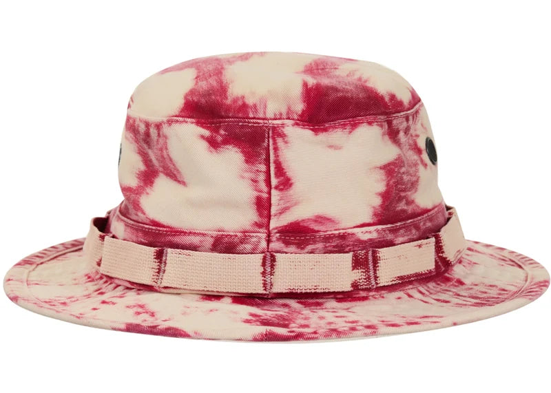 Supreme Bleached Chino Boonie Red
