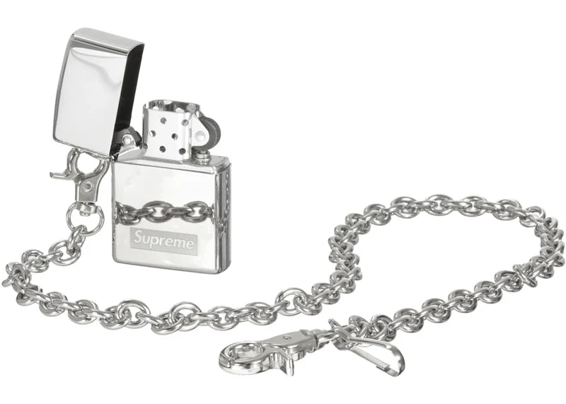 Supreme Chain Zippo Silver