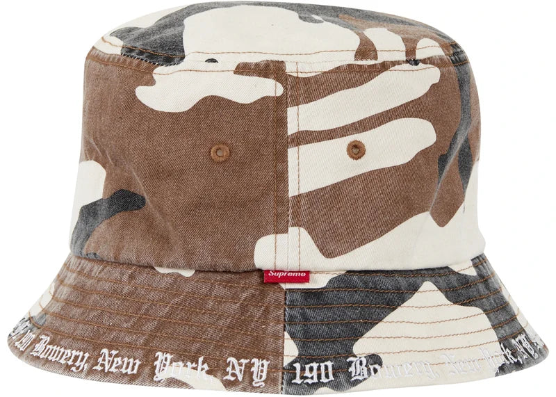 Supreme Embroidered Brim Crusher Brown Camo