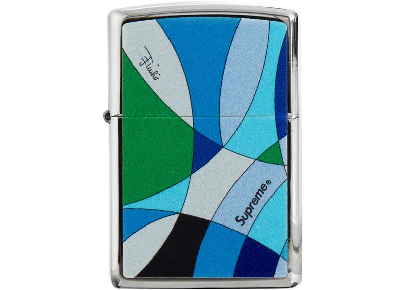 Supreme Emilio Pucci Zippo Blue