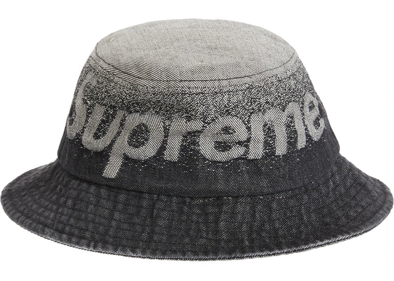 Supreme Fade Jacquard Denim Crusher Black