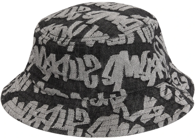 Supreme Fat Tip Jacquard Denim Crusher Black
