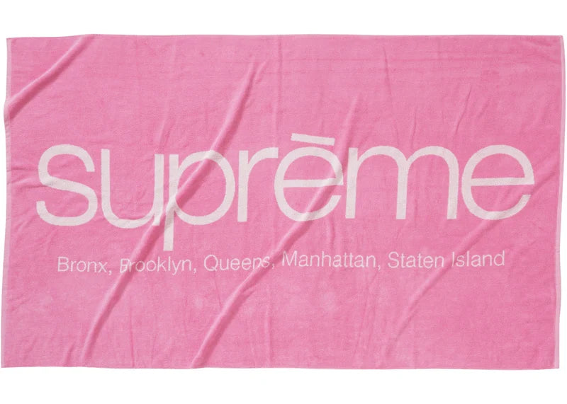 Supreme Five Boroughs Towel Pink