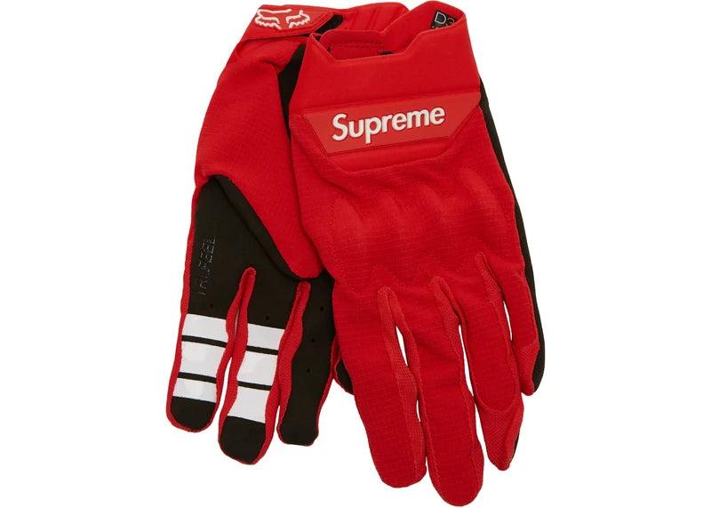 Supreme Fox Racing Bomber LT Gloves Red