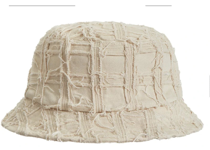 Supreme Frayed Patchwork Denim Crusher Natural