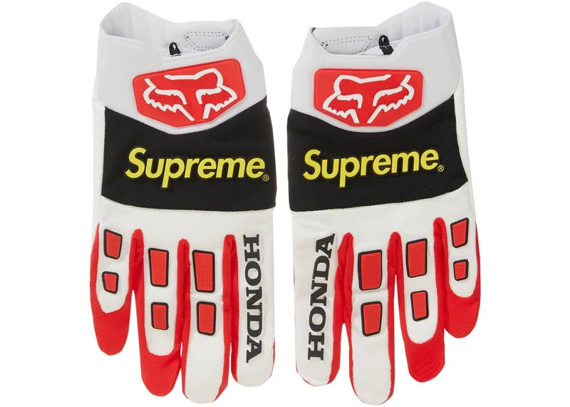 Supreme Honda Fox Racing Gloves Red