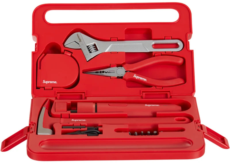 Supreme Hoto 5-Piece Tool Set Red