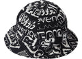 Supreme Hysteric Glamour Text Bell Hat Black