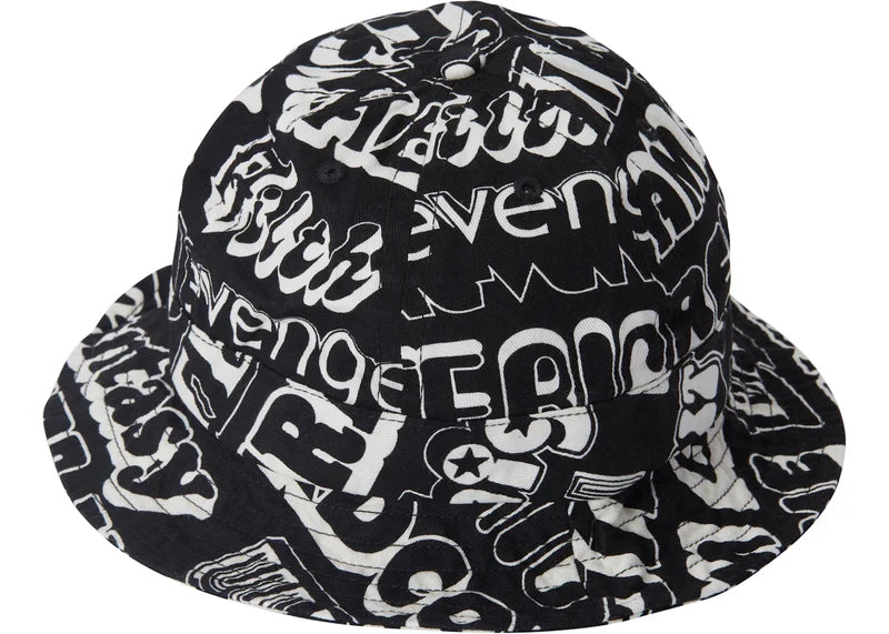 Supreme Hysteric Glamour Text Bell Hat Black
