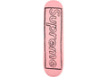 Supreme KAWS Chalk Logo Skateboard Deck Pink