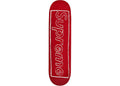 Supreme KAWS Chalk Logo Skateboard Deck Red