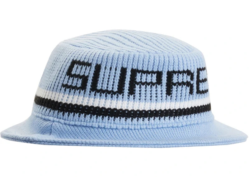 Supreme Knit Logo Crusher Light Blue