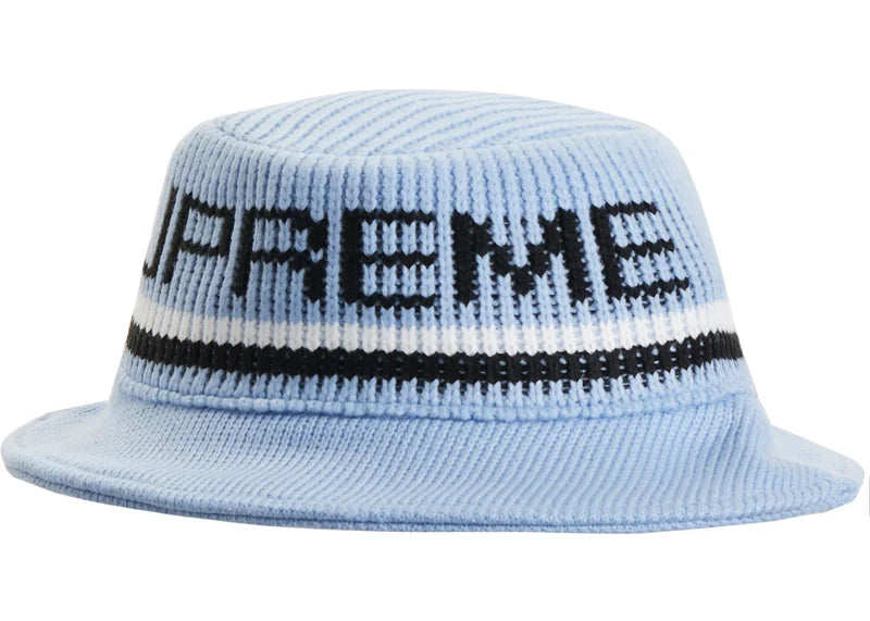 Supreme Knit Logo Crusher Light Blue
