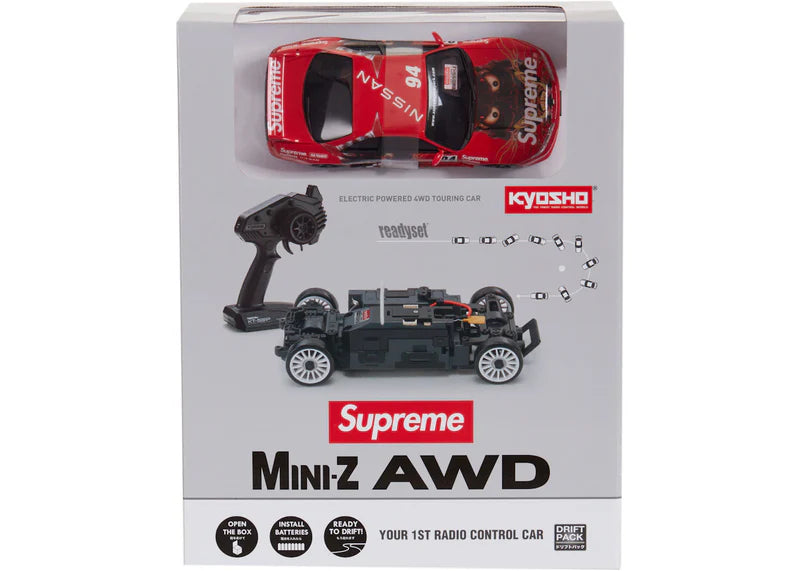 Supreme Kyosho Mini-Z Nissan Skyline Nismo R33 RC Readyset Red
