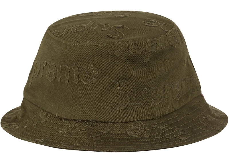 Supreme Lasered Twill Crusher Olive
