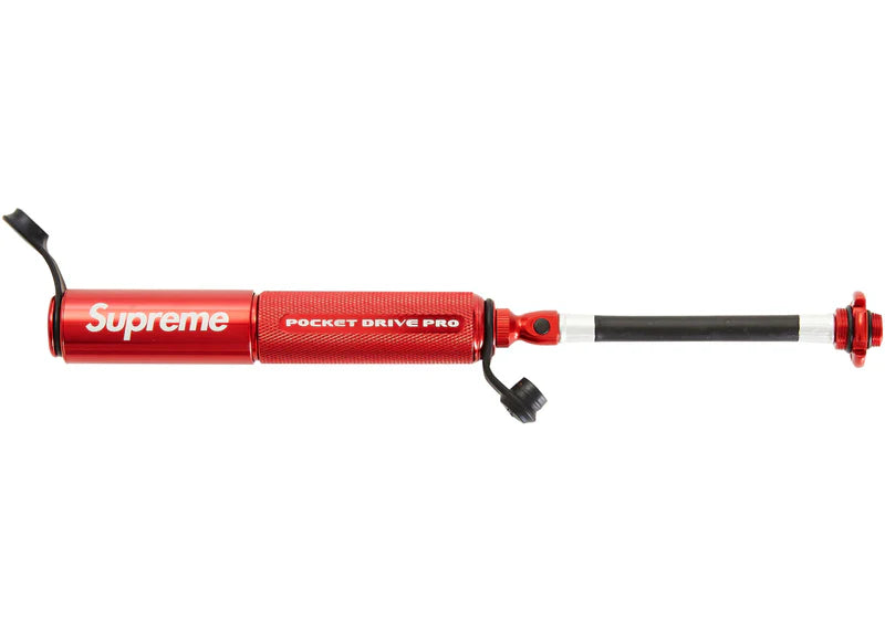 Supreme Lezyne Pocket Drive Pro Bike Pump Red