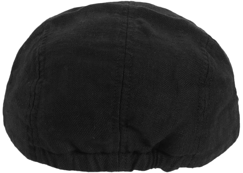Supreme Linen Fitted Camp Cap Black