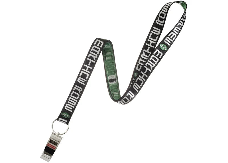 Supreme Martine Rose Lanyard With Whistle Black
