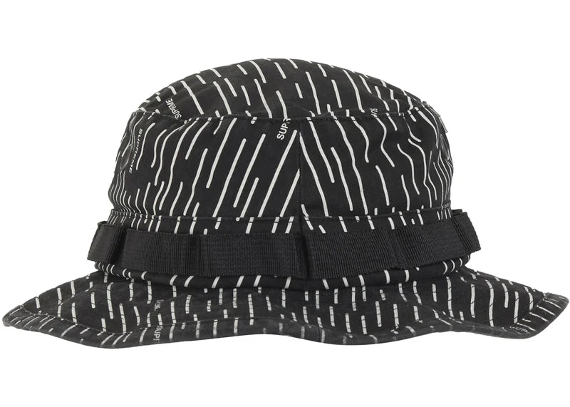 Supreme Military Boonie (FW24) Black Raindrop