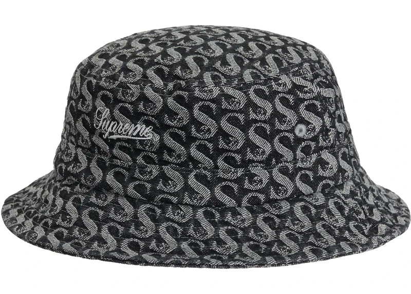 Supreme Monogram Denim Crusher Black