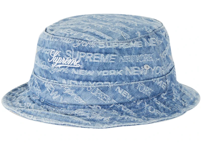 Supreme Multi Type Jacquard Denim Crusher Blue