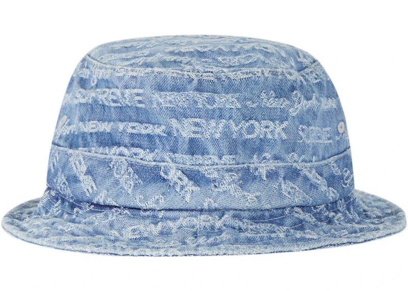Supreme Multi Type Jacquard Denim Crusher Blue